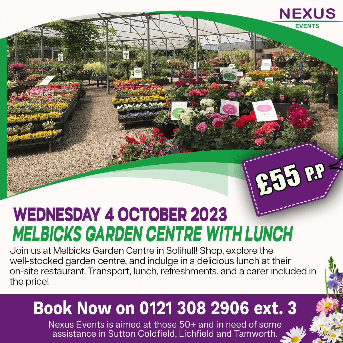 Garden Centre with lunch and shopping