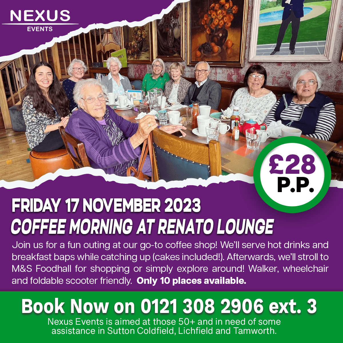 Coffee Morning at Renato Lounge, Mere Green