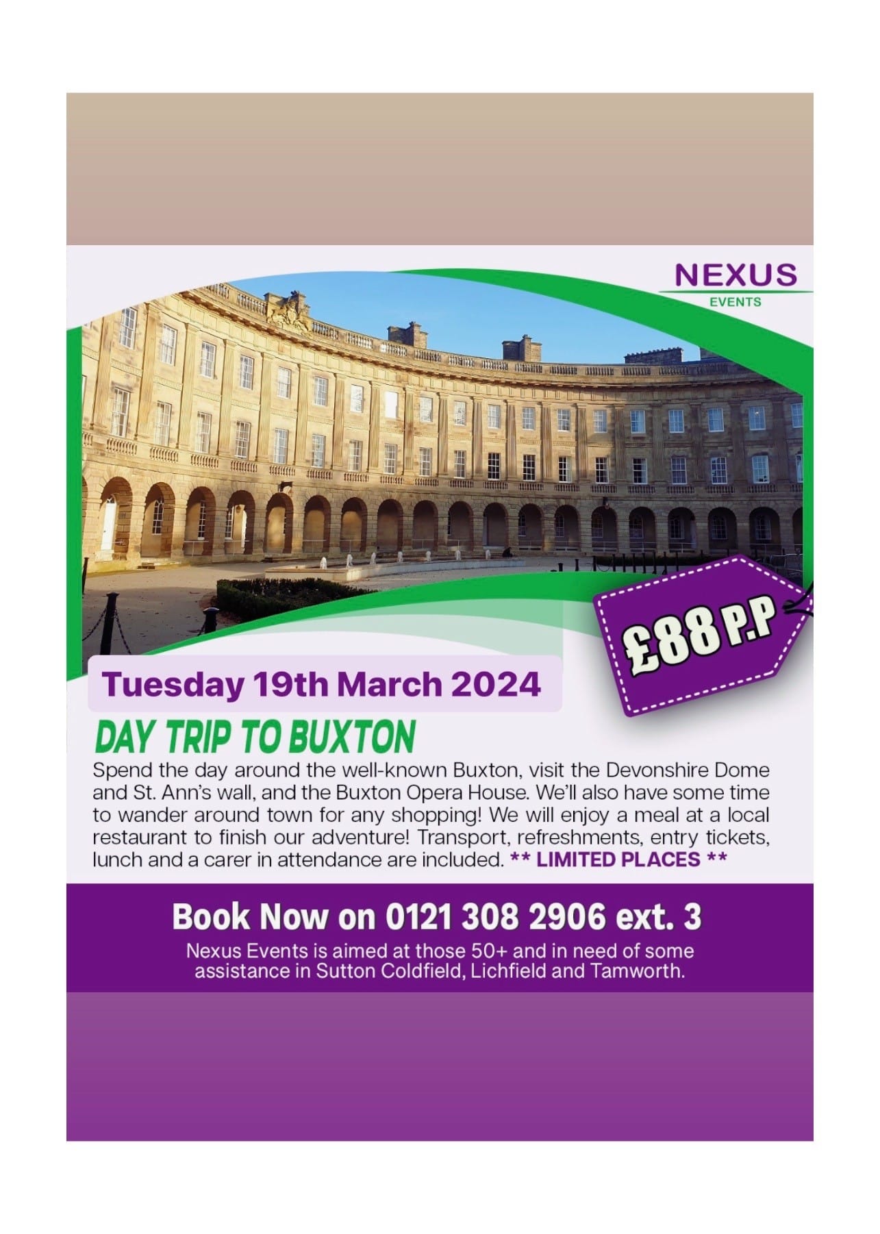 Day Trip to Buxton, Derbyshire