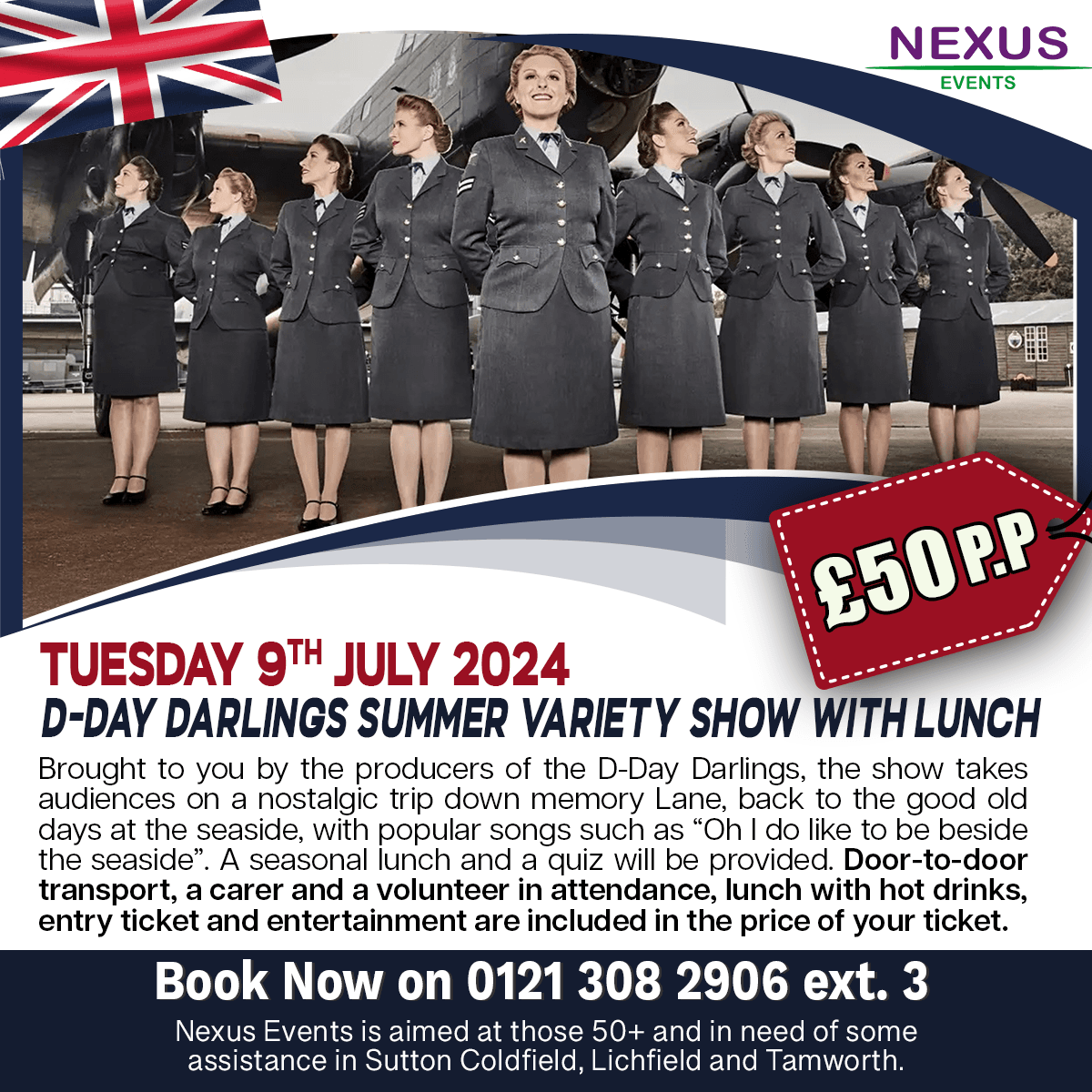 D-Day Darlings Summer Variety Show with lunch!