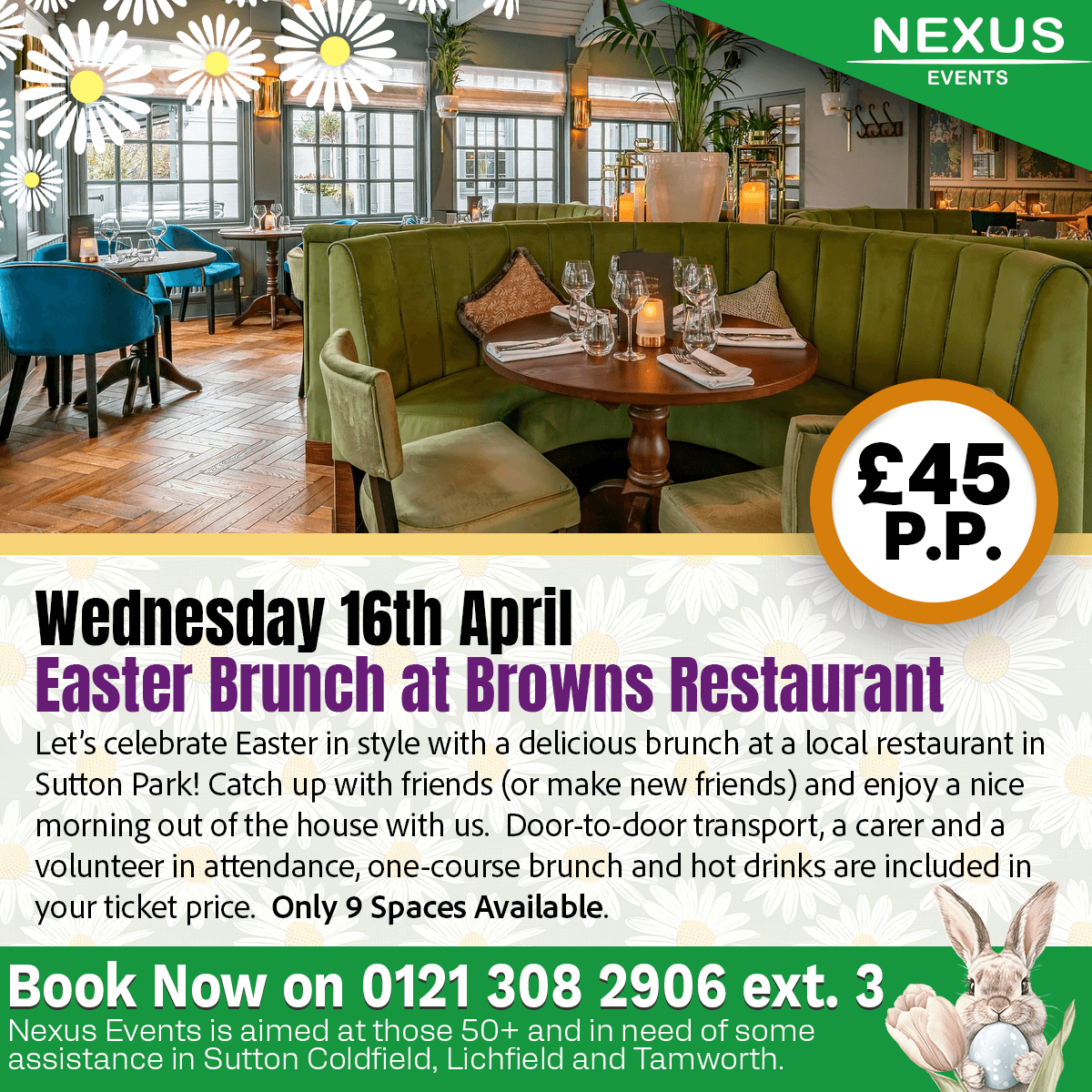 Easter Brunch at Browns Restaurant