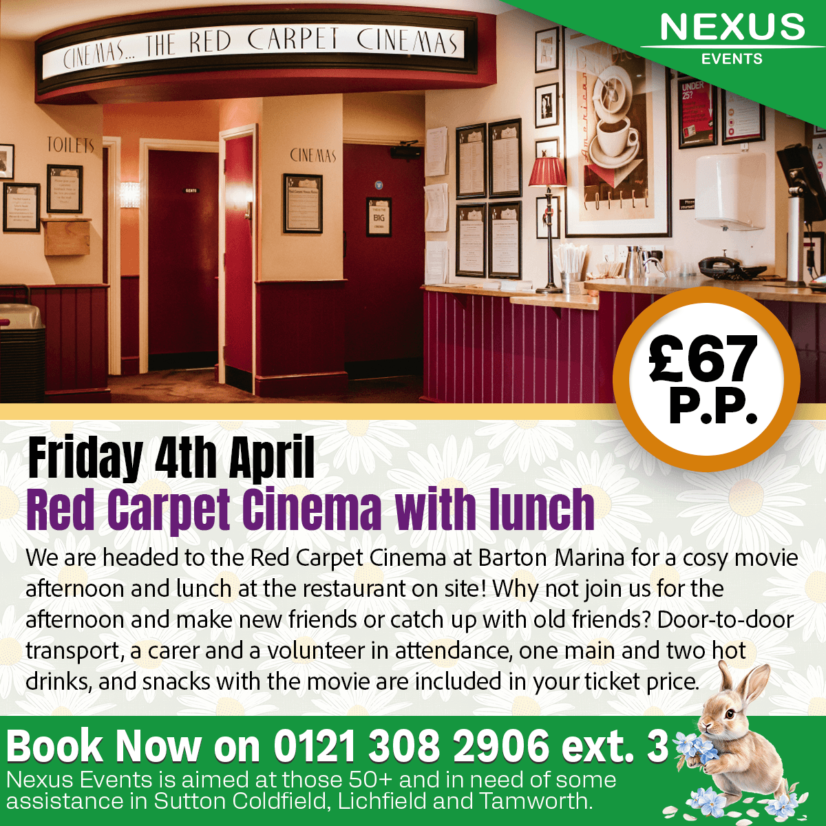 Red Carpet Cinema trip with lunch